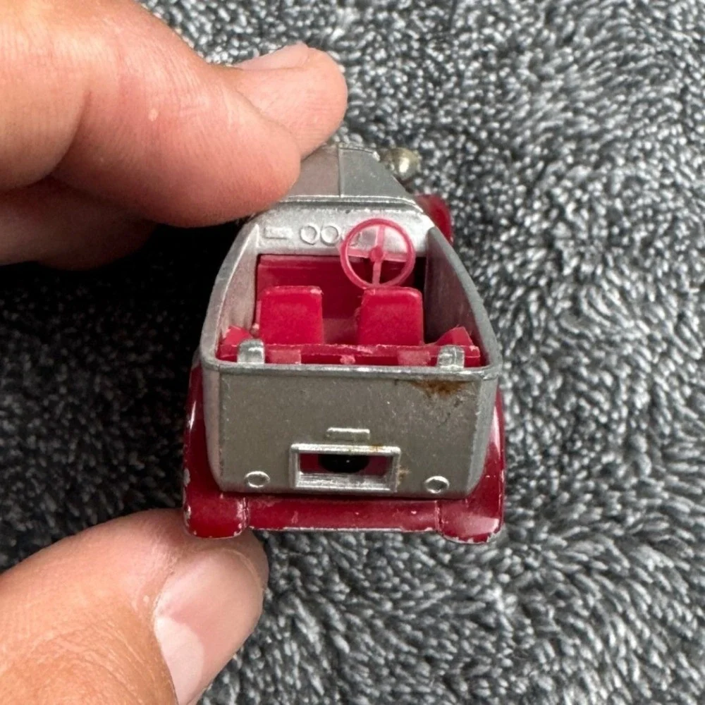 Vintage Tomica Datsun No 60 Diecast Car 1/49 Scale Silver Red Made in Japan 1974